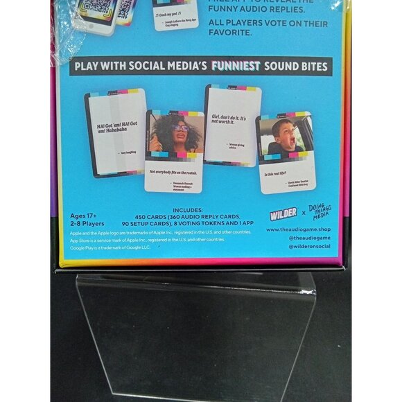 The Audio Game  Social Medias Funniest Sound Bites  450 Cards  For Ages 17+  By - Picture 5 of 6